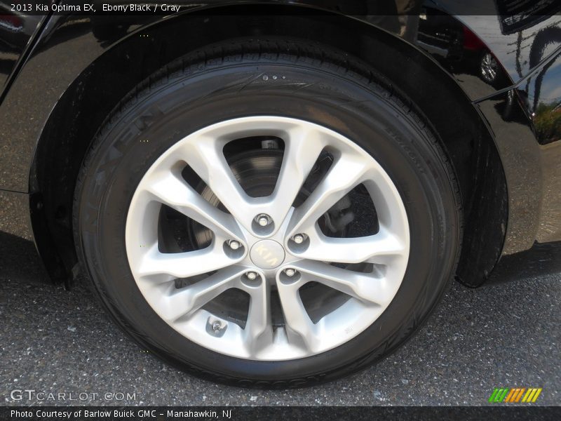 Ebony Black / Gray 2013 Kia Optima EX