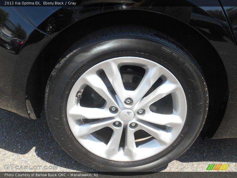Ebony Black / Gray 2013 Kia Optima EX
