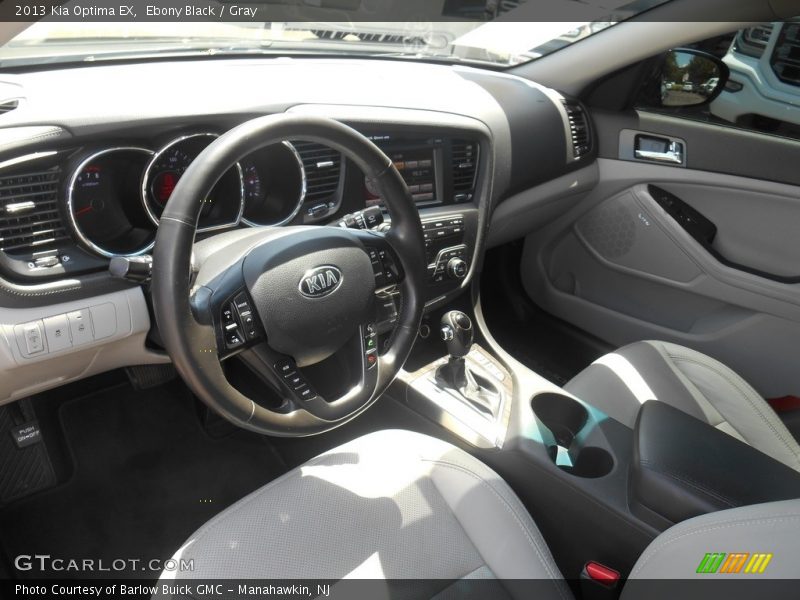 Ebony Black / Gray 2013 Kia Optima EX