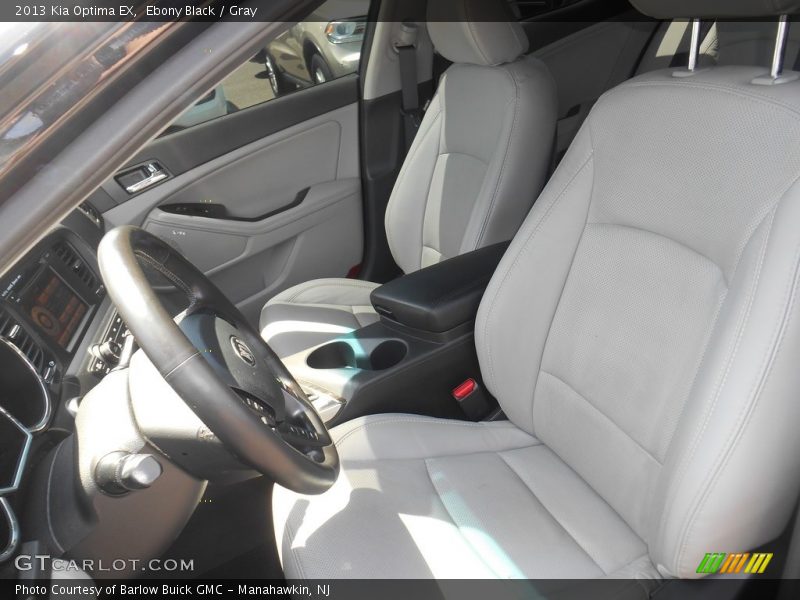 Ebony Black / Gray 2013 Kia Optima EX