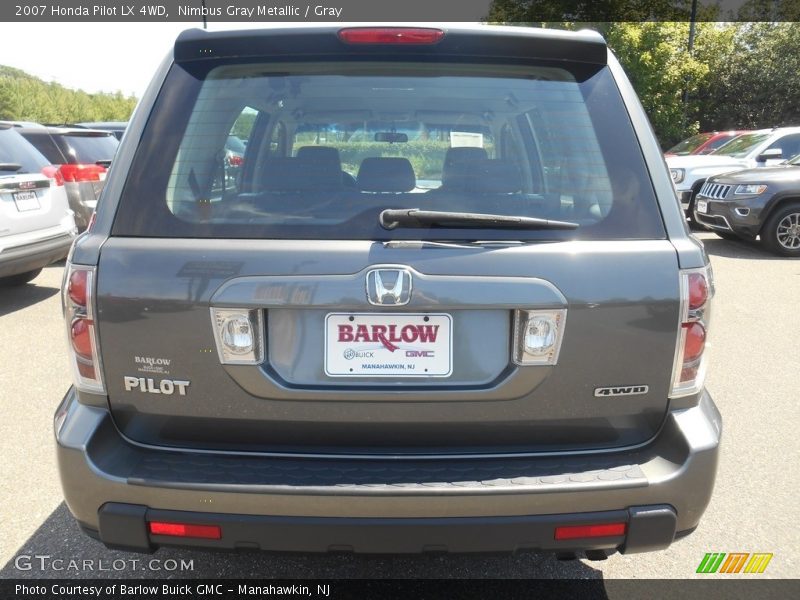 Nimbus Gray Metallic / Gray 2007 Honda Pilot LX 4WD