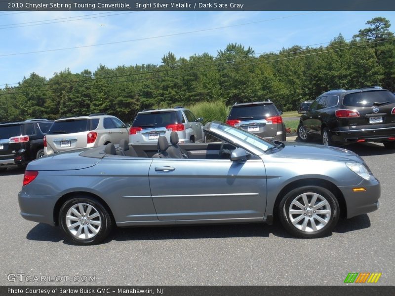 Bright Silver Metallic / Dark Slate Gray 2010 Chrysler Sebring Touring Convertible