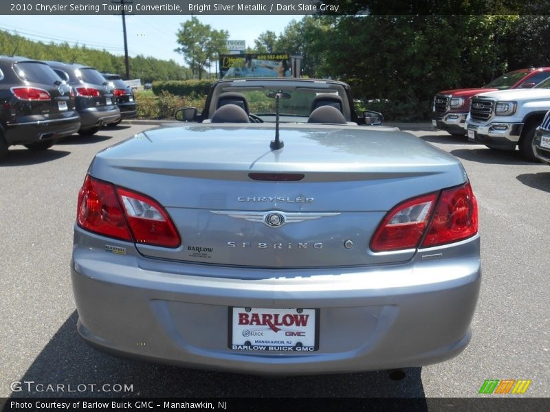 Bright Silver Metallic / Dark Slate Gray 2010 Chrysler Sebring Touring Convertible
