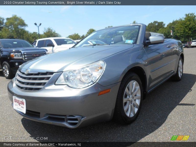Bright Silver Metallic / Dark Slate Gray 2010 Chrysler Sebring Touring Convertible