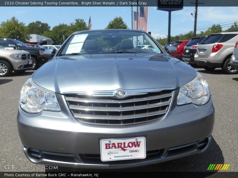 Bright Silver Metallic / Dark Slate Gray 2010 Chrysler Sebring Touring Convertible
