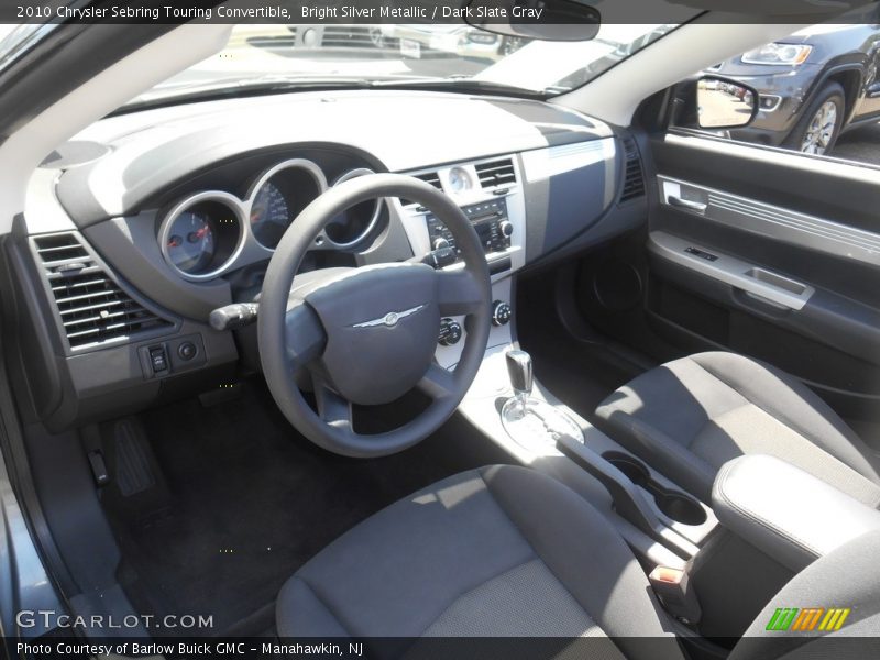 Bright Silver Metallic / Dark Slate Gray 2010 Chrysler Sebring Touring Convertible