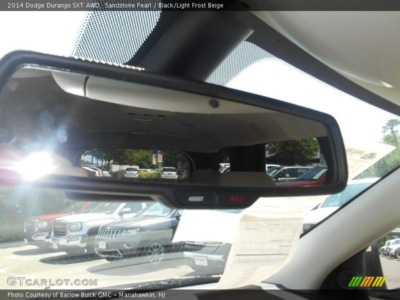 Sandstone Pearl / Black/Light Frost Beige 2014 Dodge Durango SXT AWD