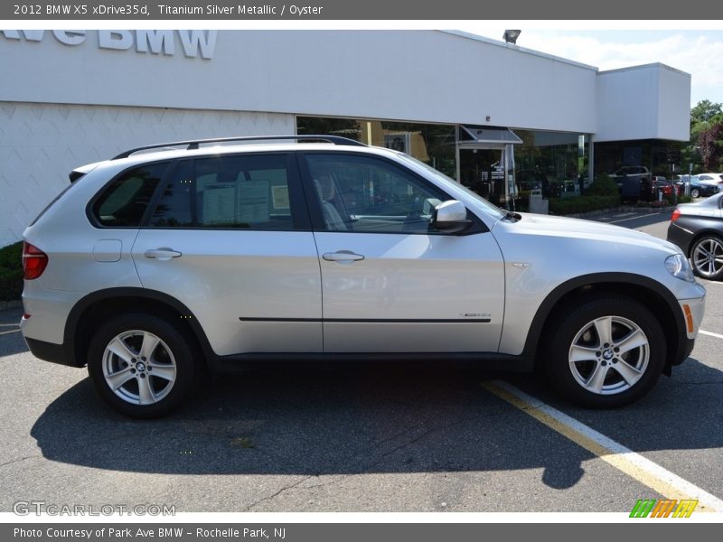 Titanium Silver Metallic / Oyster 2012 BMW X5 xDrive35d
