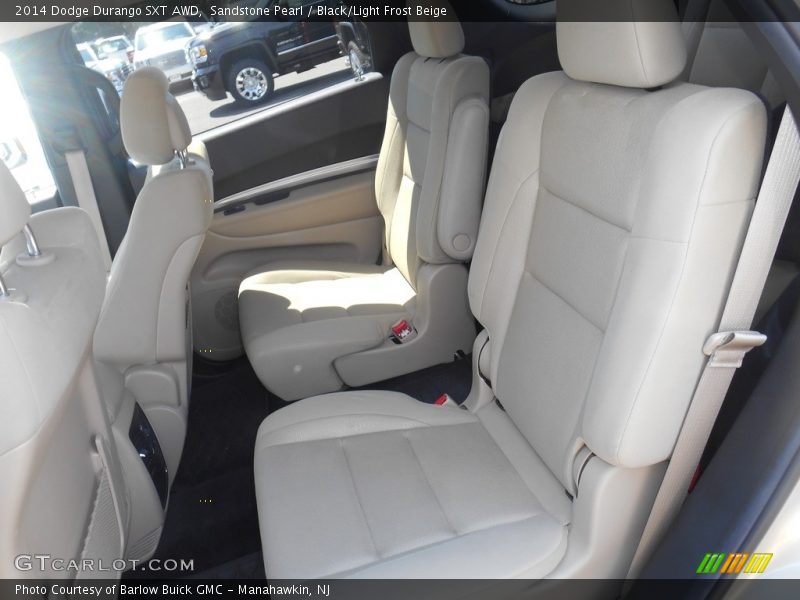 Sandstone Pearl / Black/Light Frost Beige 2014 Dodge Durango SXT AWD