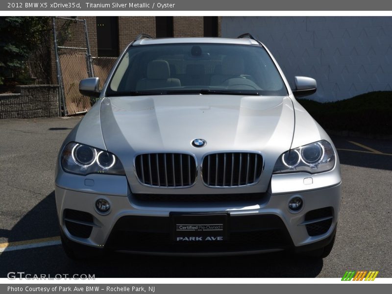 Titanium Silver Metallic / Oyster 2012 BMW X5 xDrive35d