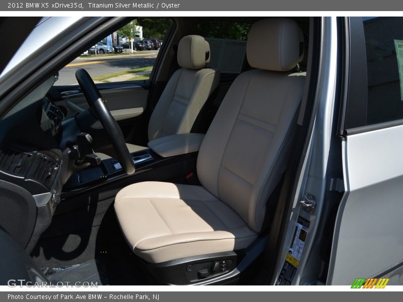 Titanium Silver Metallic / Oyster 2012 BMW X5 xDrive35d
