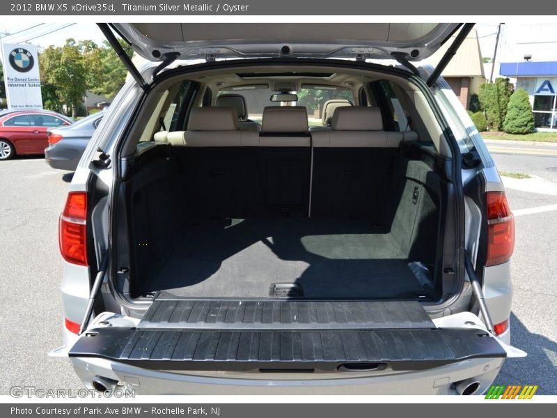 Titanium Silver Metallic / Oyster 2012 BMW X5 xDrive35d