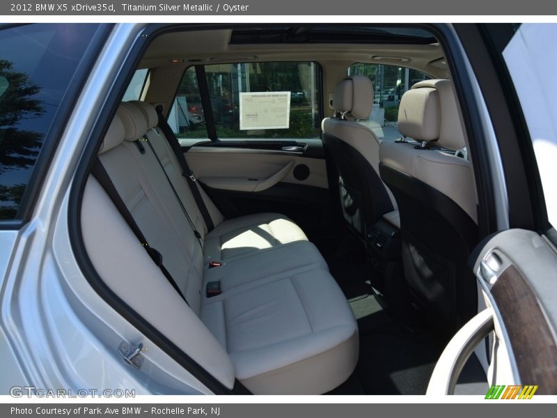 Titanium Silver Metallic / Oyster 2012 BMW X5 xDrive35d