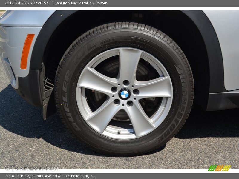 Titanium Silver Metallic / Oyster 2012 BMW X5 xDrive35d