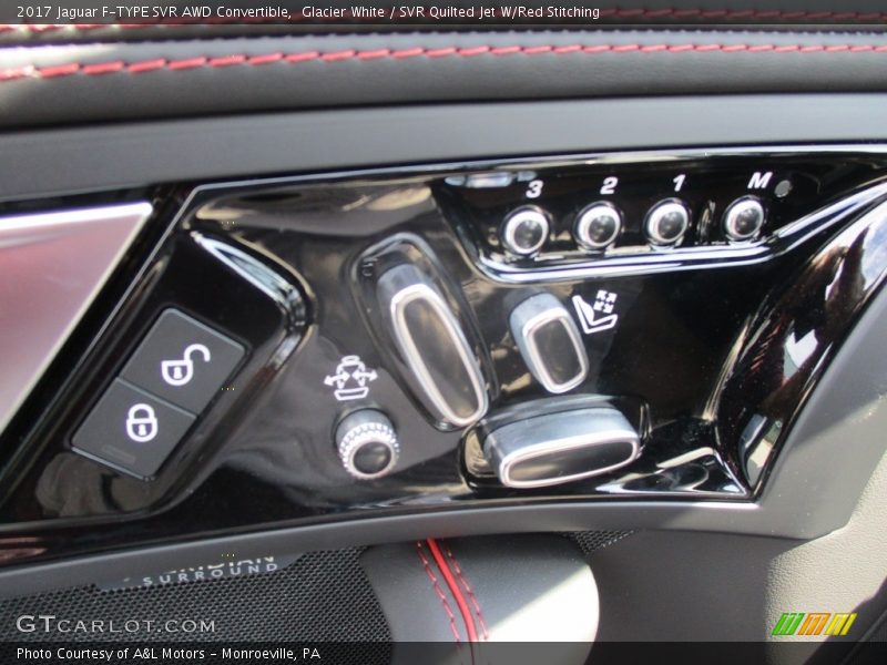 Controls of 2017 F-TYPE SVR AWD Convertible