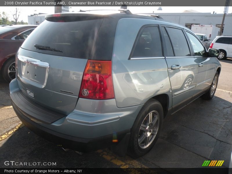Clearwater Blue Pearlcoat / Dark Khaki/Light Graystone 2008 Chrysler Pacifica Touring AWD