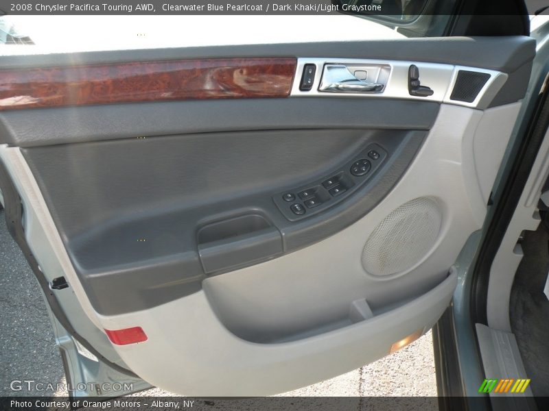 Clearwater Blue Pearlcoat / Dark Khaki/Light Graystone 2008 Chrysler Pacifica Touring AWD