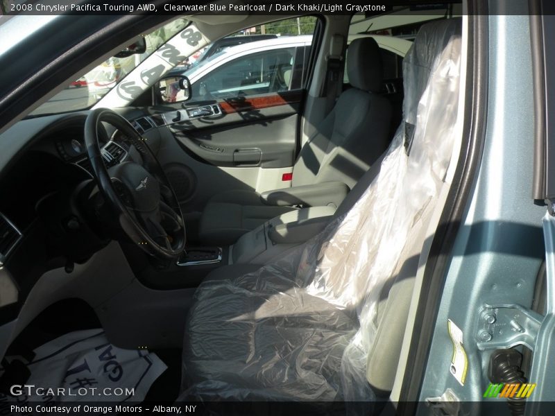 Clearwater Blue Pearlcoat / Dark Khaki/Light Graystone 2008 Chrysler Pacifica Touring AWD