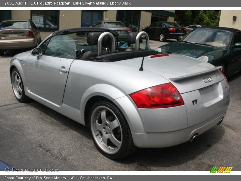 Lake Silver Metallic / Ebony Black 2001 Audi TT 1.8T quattro Roadster