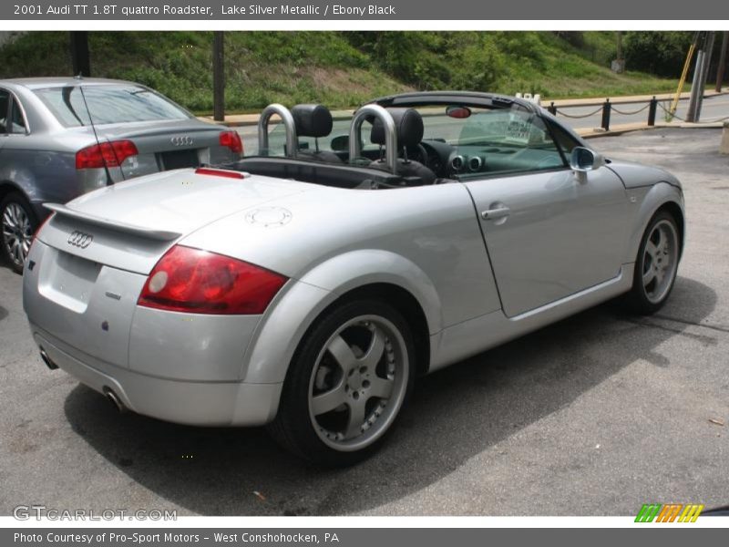 Lake Silver Metallic / Ebony Black 2001 Audi TT 1.8T quattro Roadster
