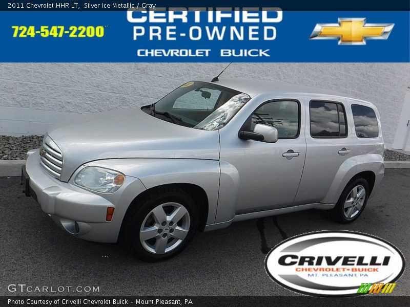 Silver Ice Metallic / Gray 2011 Chevrolet HHR LT