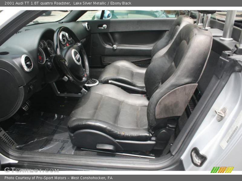 Lake Silver Metallic / Ebony Black 2001 Audi TT 1.8T quattro Roadster