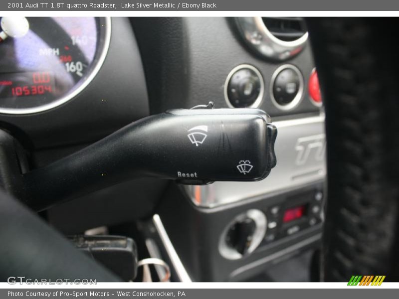 Lake Silver Metallic / Ebony Black 2001 Audi TT 1.8T quattro Roadster