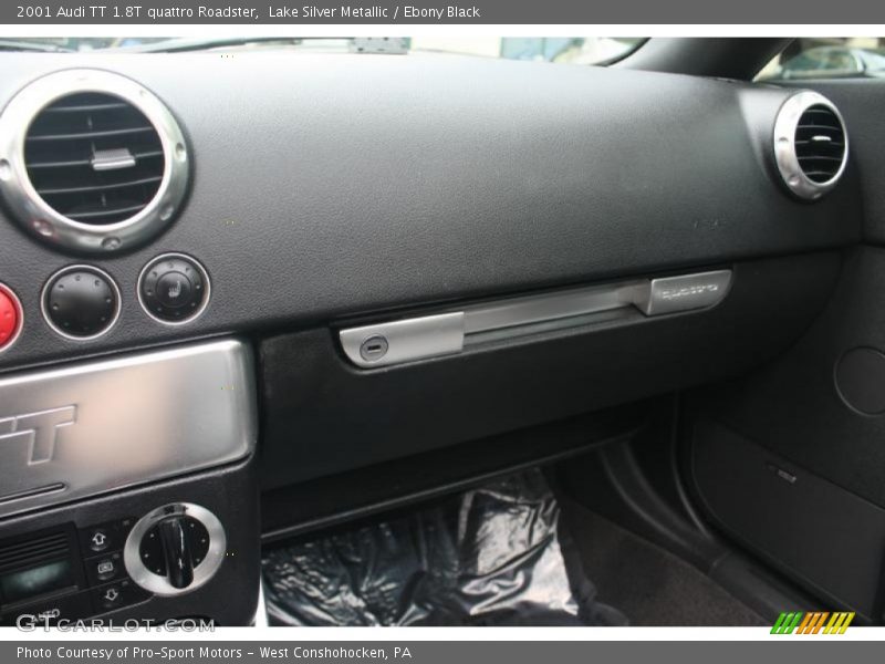 Lake Silver Metallic / Ebony Black 2001 Audi TT 1.8T quattro Roadster