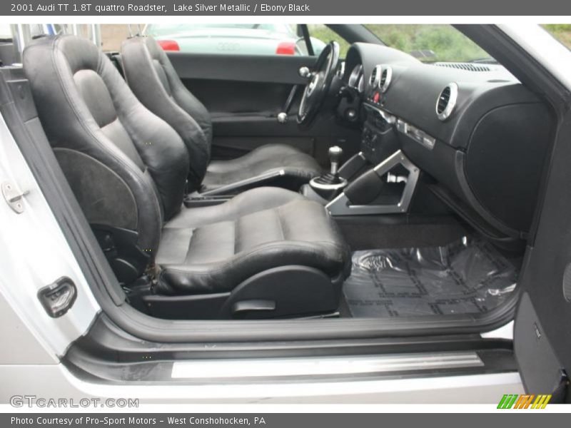 Lake Silver Metallic / Ebony Black 2001 Audi TT 1.8T quattro Roadster