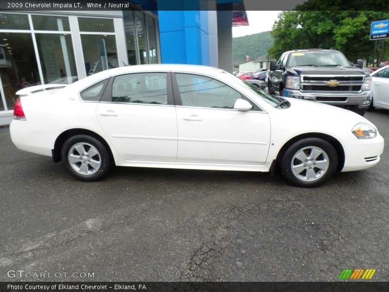 White / Neutral 2009 Chevrolet Impala LT