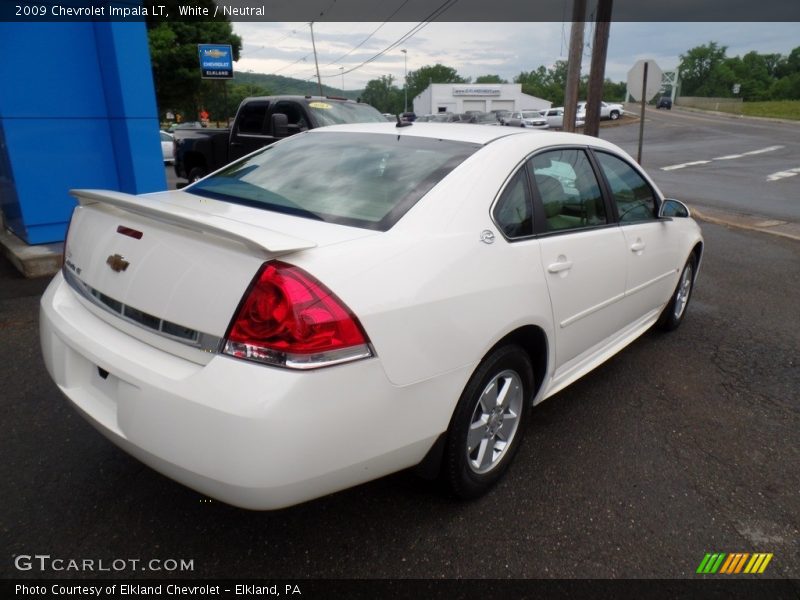 White / Neutral 2009 Chevrolet Impala LT