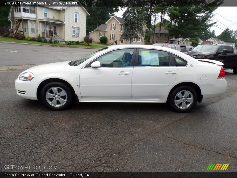 White / Neutral 2009 Chevrolet Impala LT
