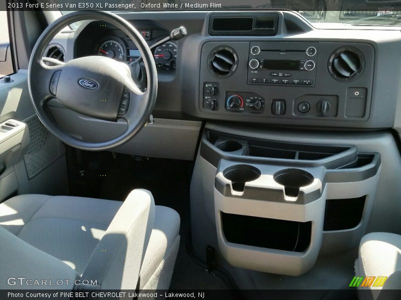 Oxford White / Medium Flint 2013 Ford E Series Van E350 XL Passenger