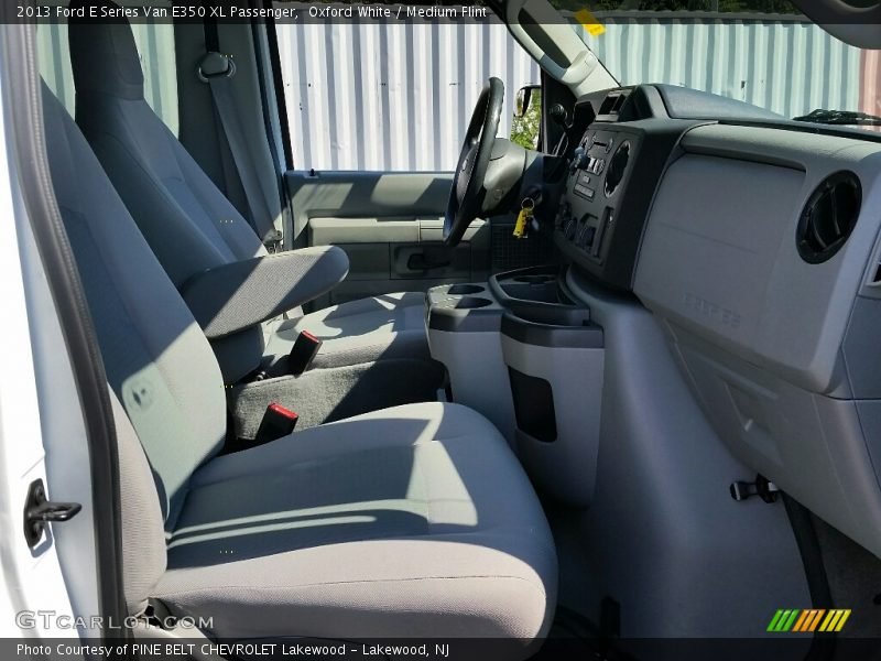 Oxford White / Medium Flint 2013 Ford E Series Van E350 XL Passenger