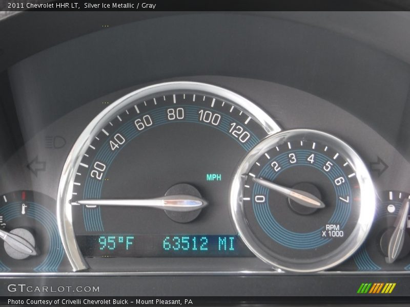 Silver Ice Metallic / Gray 2011 Chevrolet HHR LT