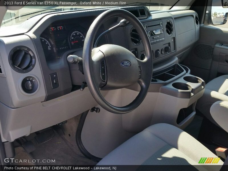 Oxford White / Medium Flint 2013 Ford E Series Van E350 XL Passenger