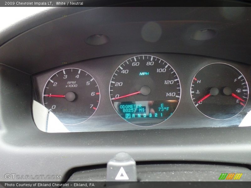 White / Neutral 2009 Chevrolet Impala LT