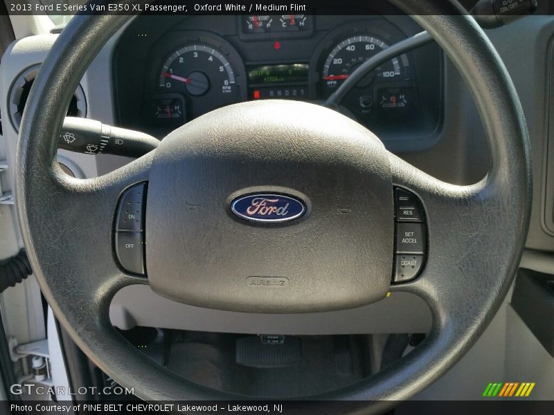 Oxford White / Medium Flint 2013 Ford E Series Van E350 XL Passenger