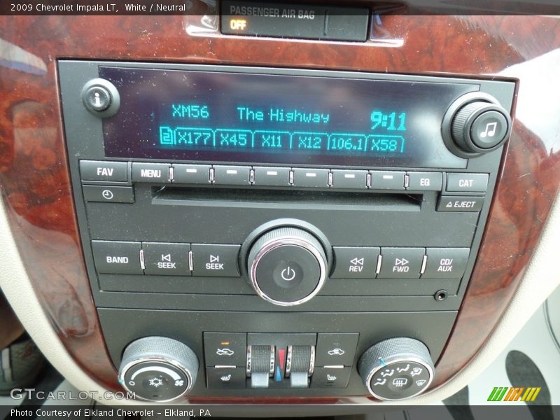 White / Neutral 2009 Chevrolet Impala LT