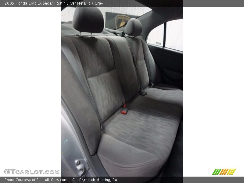 Satin Silver Metallic / Gray 2005 Honda Civic LX Sedan