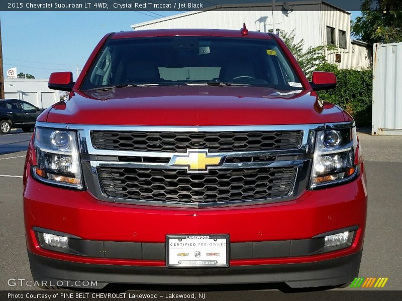 Crystal Red Tintcoat / Jet Black 2015 Chevrolet Suburban LT 4WD