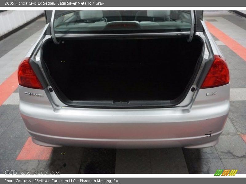 Satin Silver Metallic / Gray 2005 Honda Civic LX Sedan
