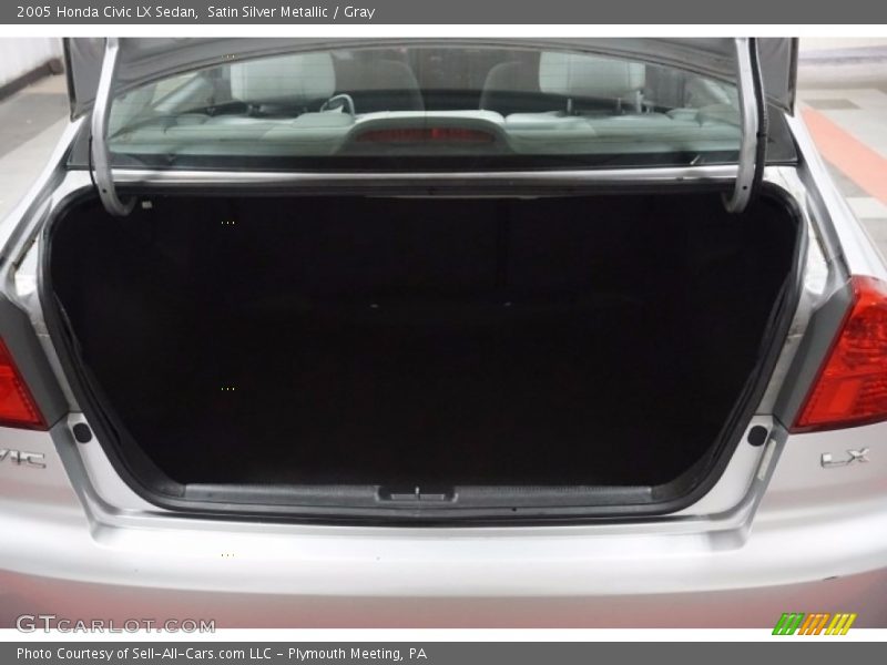 Satin Silver Metallic / Gray 2005 Honda Civic LX Sedan
