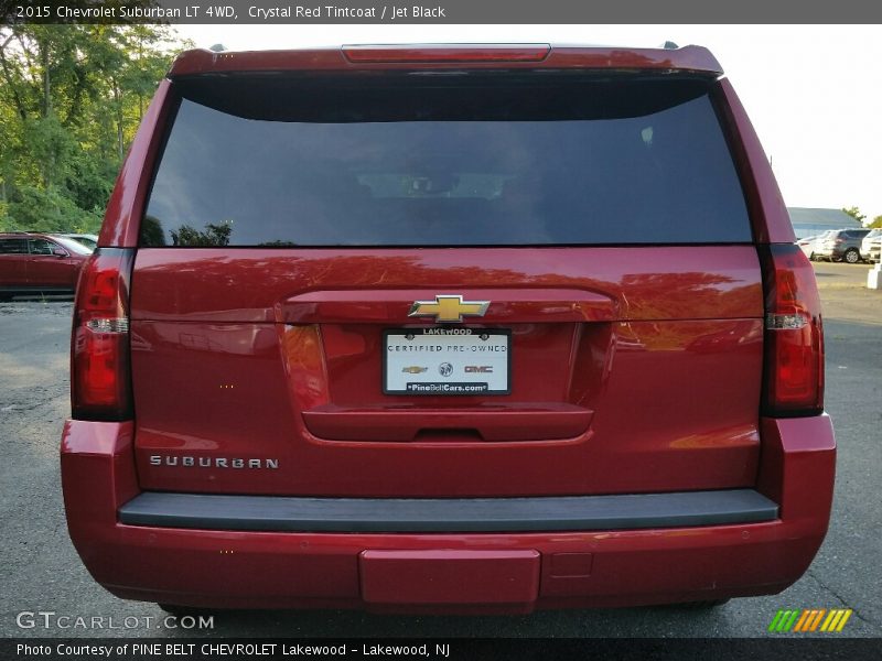 Crystal Red Tintcoat / Jet Black 2015 Chevrolet Suburban LT 4WD