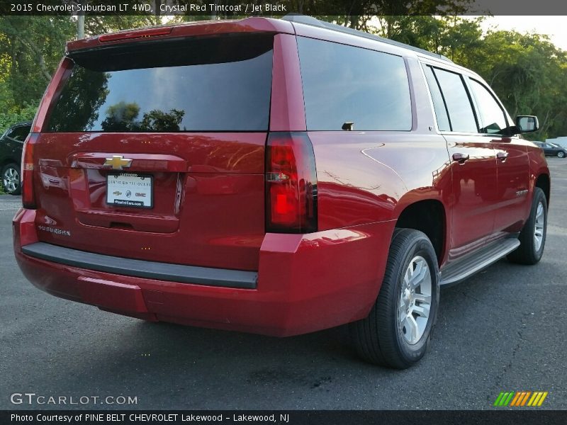 Crystal Red Tintcoat / Jet Black 2015 Chevrolet Suburban LT 4WD