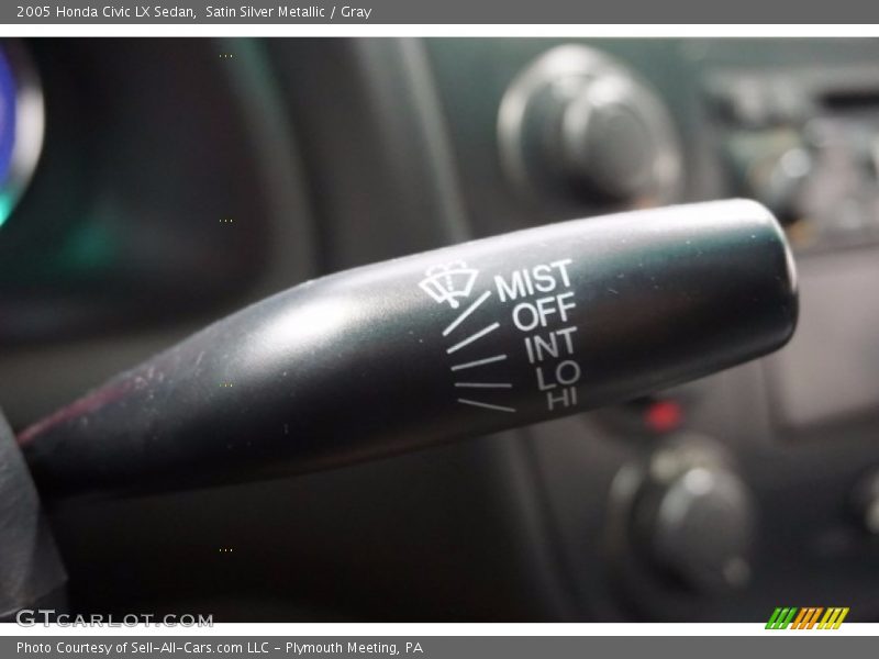 Satin Silver Metallic / Gray 2005 Honda Civic LX Sedan