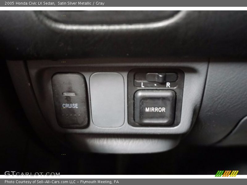 Satin Silver Metallic / Gray 2005 Honda Civic LX Sedan