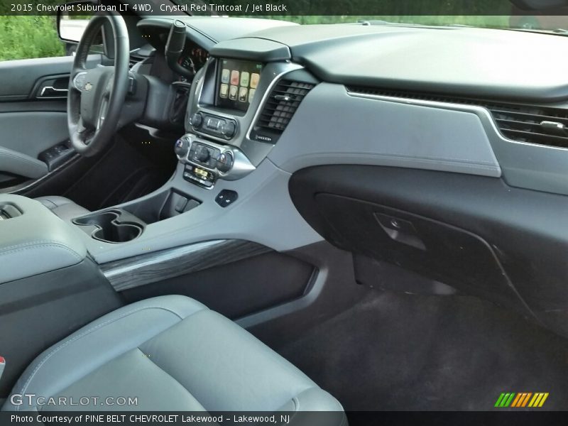 Crystal Red Tintcoat / Jet Black 2015 Chevrolet Suburban LT 4WD