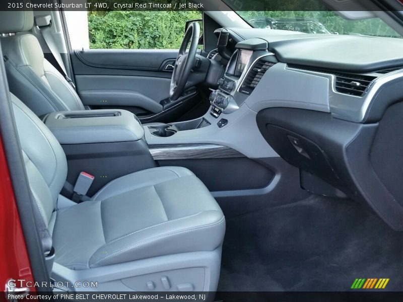 Crystal Red Tintcoat / Jet Black 2015 Chevrolet Suburban LT 4WD