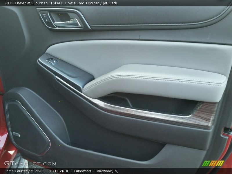 Crystal Red Tintcoat / Jet Black 2015 Chevrolet Suburban LT 4WD